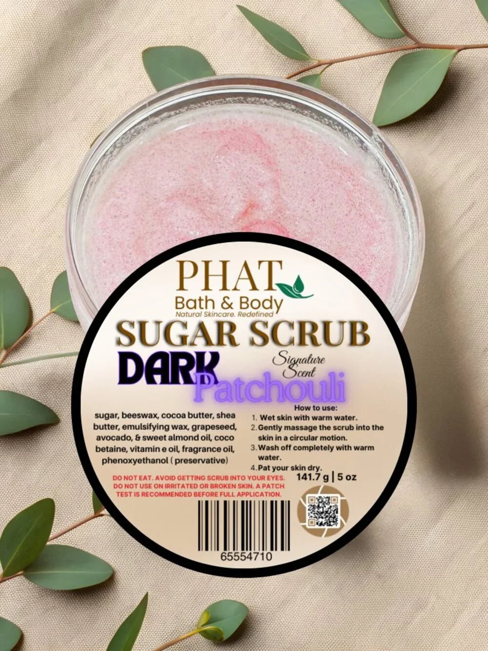 Phat Bath & Body Dark Patchouli Sugar Scrub
